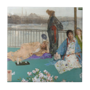 Whistler - Variations in Flesh Colour and Green Ceramic Tile