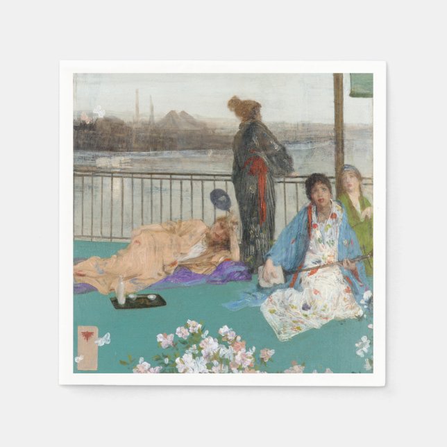 Whistler - Variations in Flesh Colour and Green Napkins (Front)