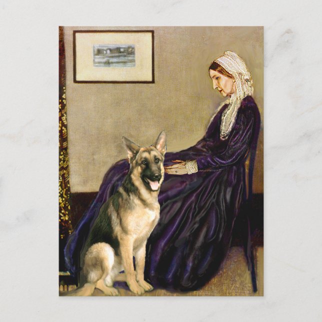 Whistlers Mother - German Shepherd 2 Postcard (Front)