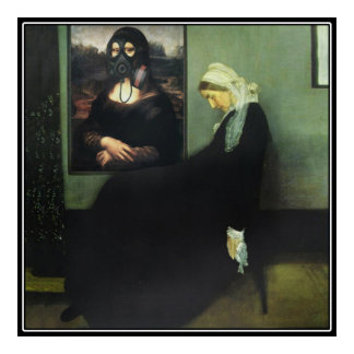 Whistler's Mother Got Gassed - by Mona Lisa? Poster