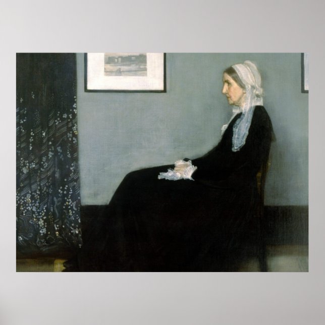 Whistler's Mother - Reproduction Art Poster (Front)