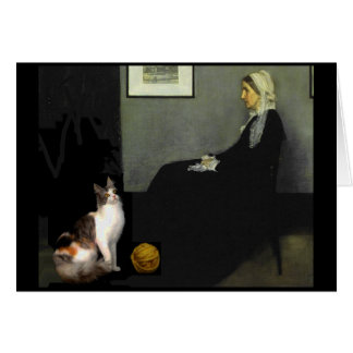 Whistler's Mother's Cat Cards