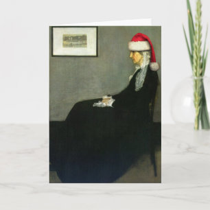 Whistler's Santa Greeting Card