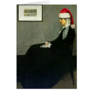 Whistler's Santa Greeting Card