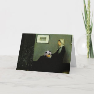 Whistler's Soccer Mom Greeting Card