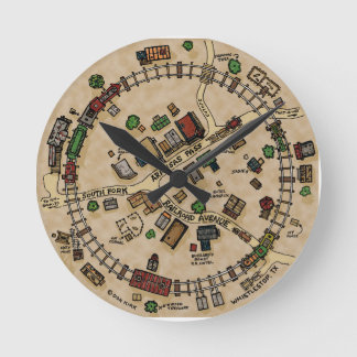 Whistlestop, Texas Round Clock