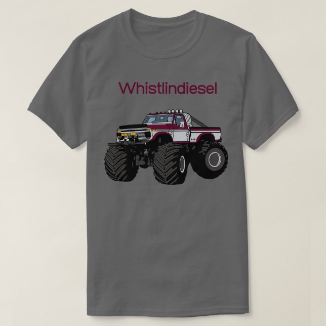 Whistlindiesel big truck T-Shirt (Design Front)