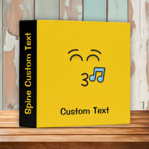 Whistling Face with Smiling Eyes Binder
