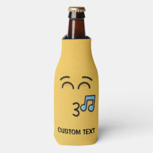 Whistling Face with Smiling Eyes Bottle Cooler