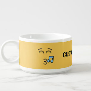Whistling Face with Smiling Eyes Bowl