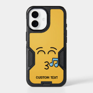 Whistling Face with Smiling Eyes iPhone Case