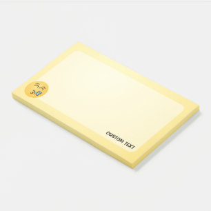 Whistling Face with Smiling Eyes Post-it Notes