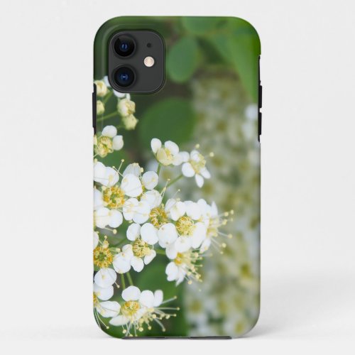 Whit Flowers Beautiful Coloring Nature Mobile iPhone 11 Case