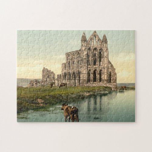 Whitby Abbey II Whitby Yorkshire England Jigsaw Puzzle