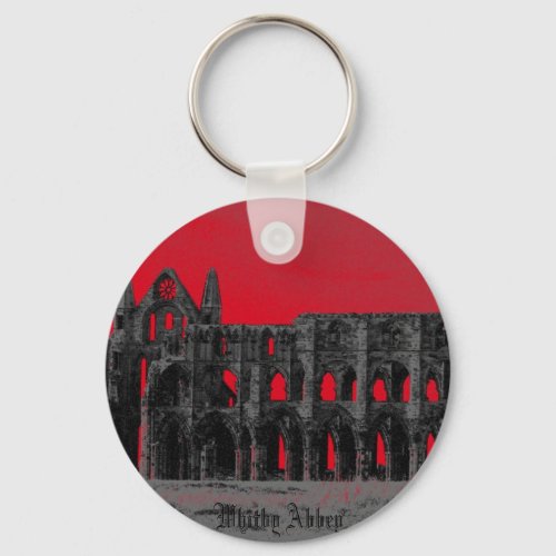 Whitby Abbey Keychain