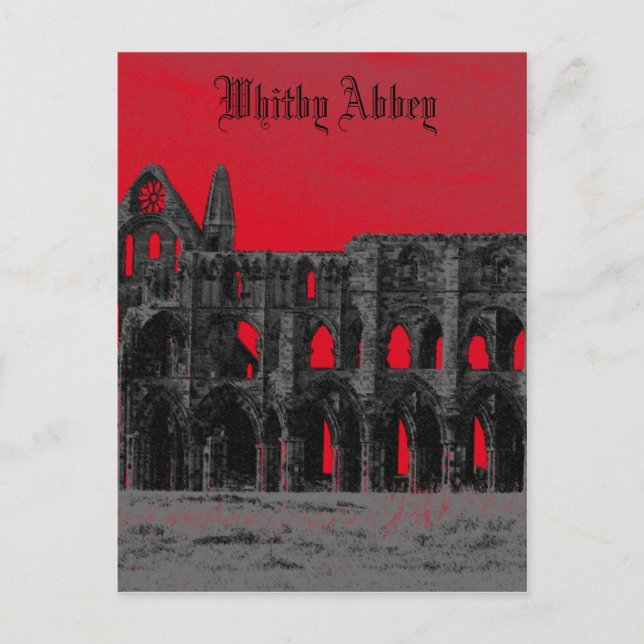 Whitby Abbey Postcard (Front)