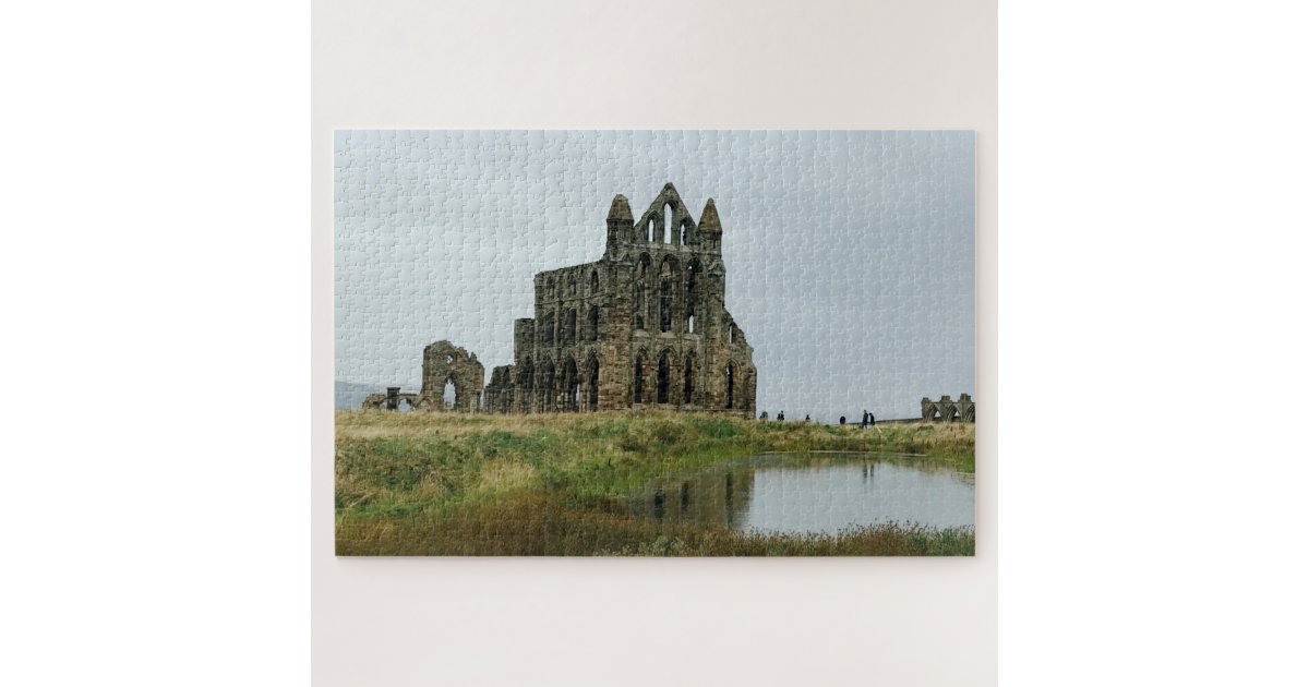 Whitby Abbey Yorkshire Jigsaw Puzzle Zazzle