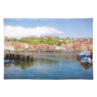 Whitby Harbor Scenic view Placemat