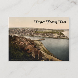 Whitby I, Yorkshire, England Family Tree Business Card