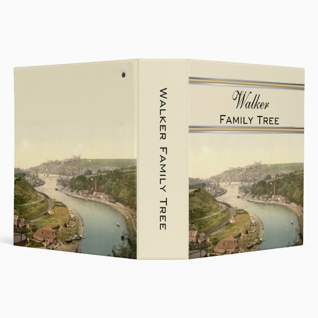Whitby III, Yorkshire, England Family Tree Binder (Background)