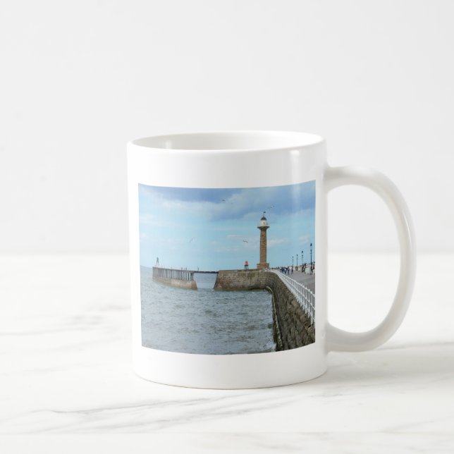 Whitby in North Yorkshire, England. Coffee Mug (Right)