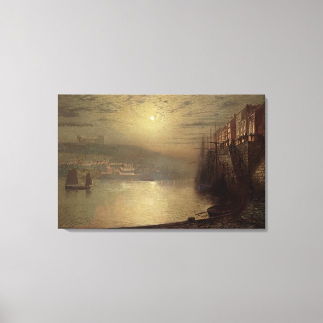 Whitby (oil on canvas) canvas print (Front)