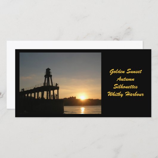 Whitby Sunset Photocard (Front/Back)