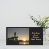 Whitby Sunset Photocard (Standing Front)