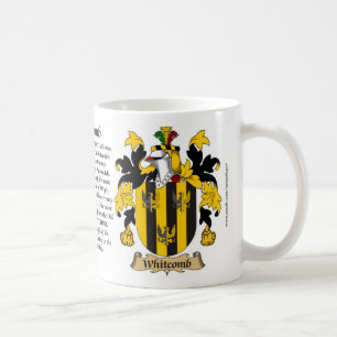 Whitcomb, the Origin, the Meaning and the Crest Coffee Mug
