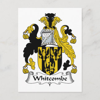 Whitcombe Family Crest Postcard