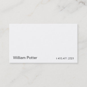 White 2b business card