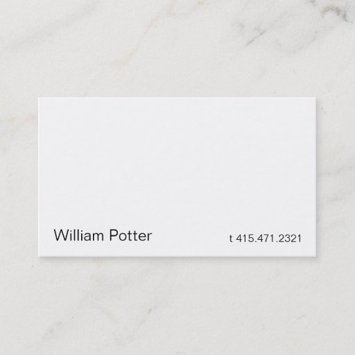 Customizable White 2m business cards
