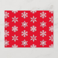 White 3-d snowflakes, Customizable Background