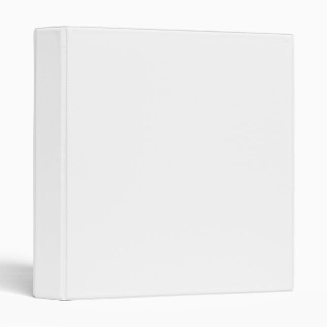 White 3 Ring Binder (Front/Spine)