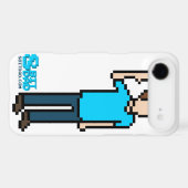 White 8-bit iPhone 4 Case (Back (Horizontal))