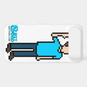 White 8-bit iPhone 4 Case (Back (Horizontal))