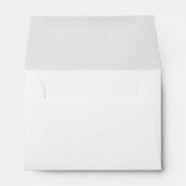 White A6 4x6 Back Flap Return Address Envelopes (Back (Bottom))