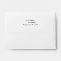 4x6 White Envelopes, Square Flap Envelope