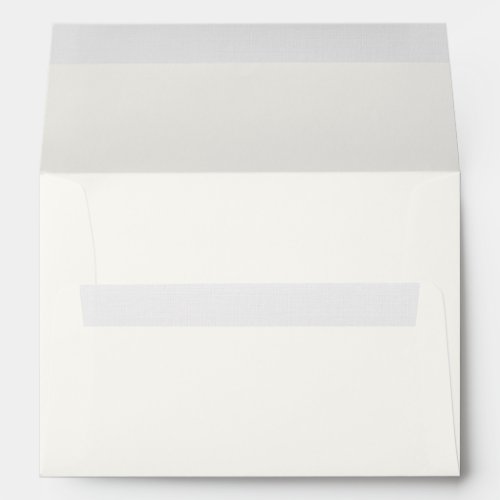 White A7 Fine Linen Paper Envelope