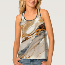 White Abalone Tank Top
