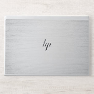 white abstract HP laptop skin