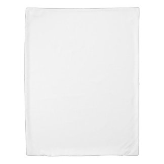 White Add Your Single Image Twin Template Duvet Cover