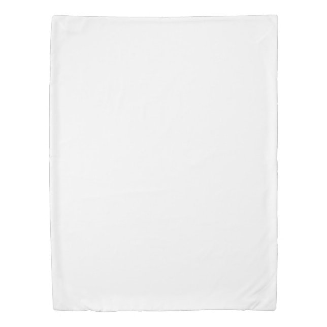 White Add Your Single Image Twin Template Duvet Cover (Front)