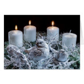 White Advent Wreath (Front Horizontal)
