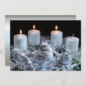 White Advent Wreath (Front/Back)