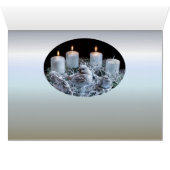 White Advent Wreath Cards (Inside Horizontal (Bottom))