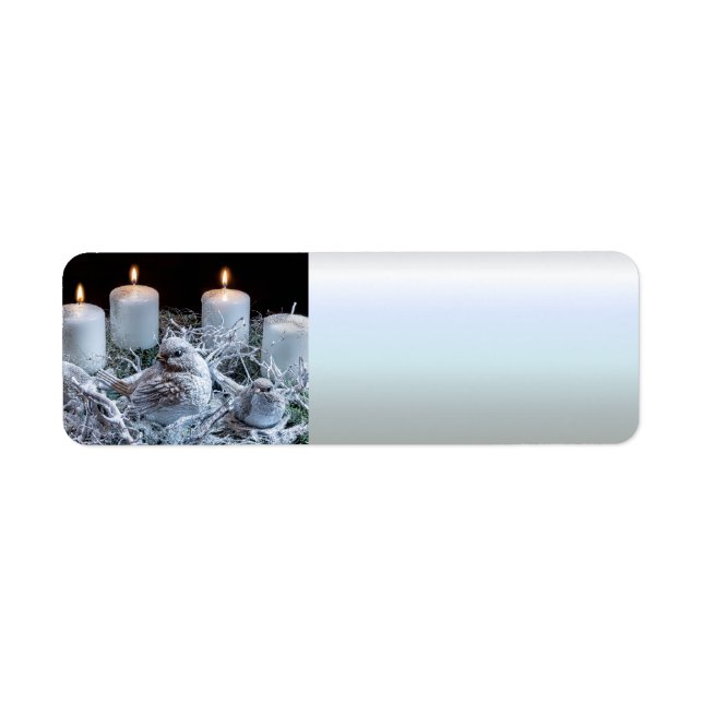 White Advent Wreath Label (Front)