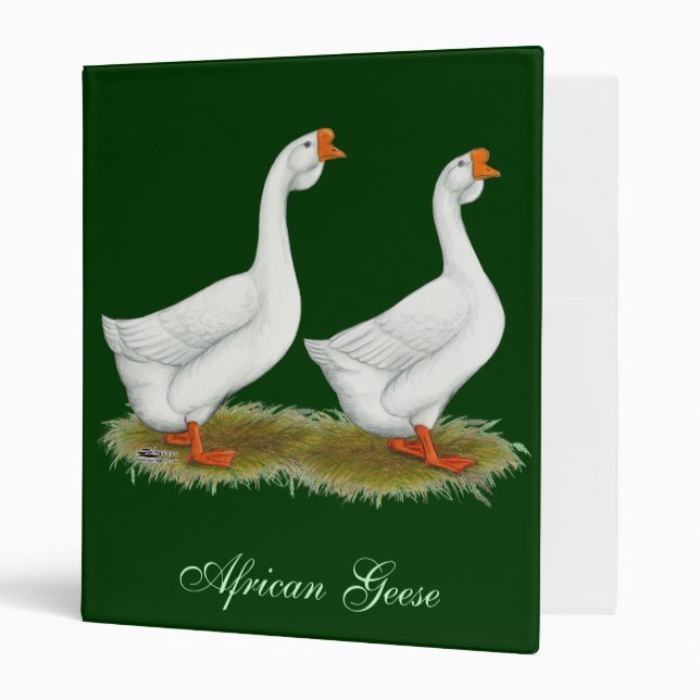 White African Geese Binder (Front/Inside)