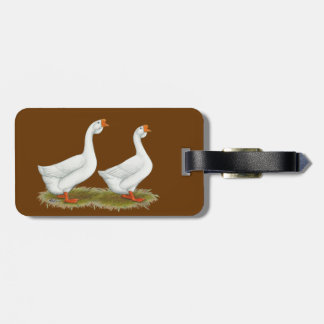White African Geese Luggage Tag