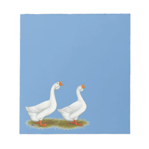 White African Geese Notepad